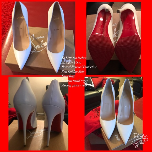 white louboutin heels so kate